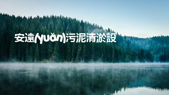 安遠(yuǎn)污泥清淤設(shè)備價(jià)格：驚人的性價(jià)比！